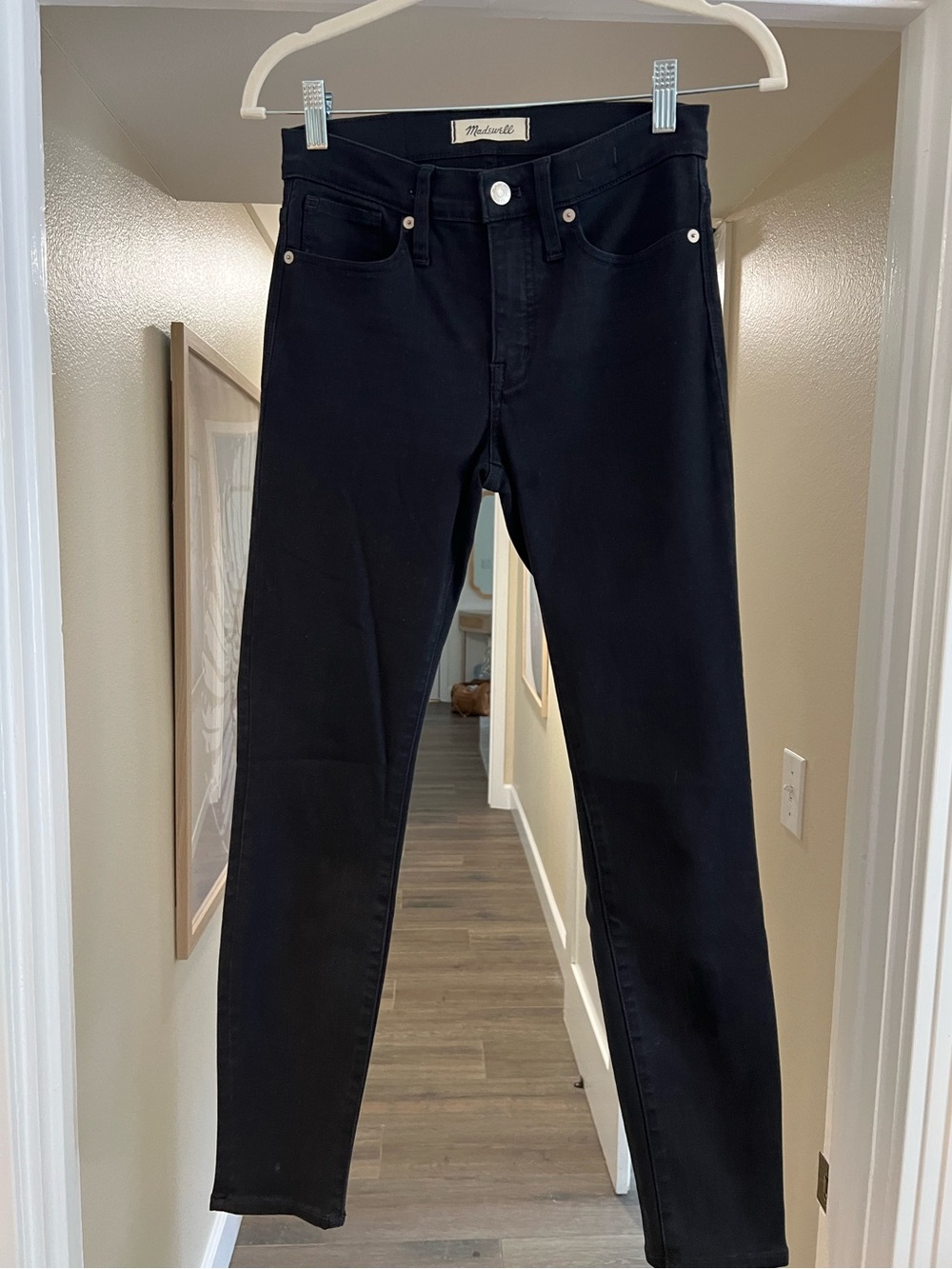 Madewell Black High-Rise Skinny Jeans sz25